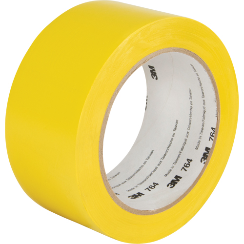 764 General-Purpose Vinyl Tape, 50.8 mm (2") W x 32.9 m (108') L, 5 mils, Yellow Equipex