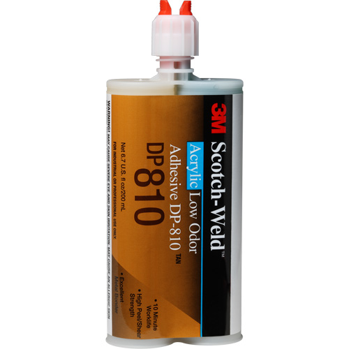 Adh&eacute;sif acrylique &agrave; faible odeur Scotch-Weld, Deux composants, Cartouche, 200 ml, Blanc cass&eacute; Equipex