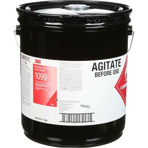 Scotch-Weld Nitrile High-Performance Adhesive, 5 gal., Pail, Yellow Equipex