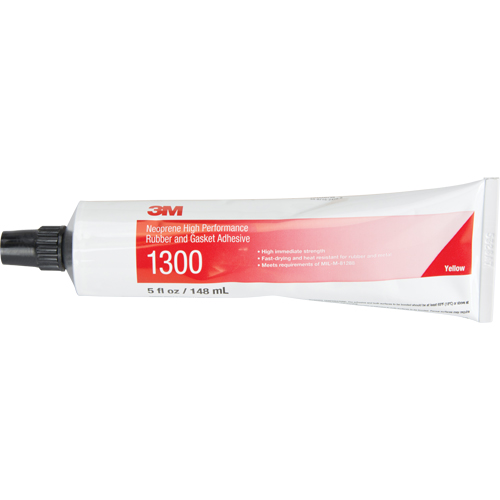 Rubber & Gasket Adhesive, Tube, Yellow Equipex