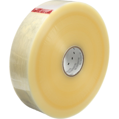 Scotch&reg; Box Sealing Tape 371, Hot Melt Adhesive, 1.9 mils, 72 mm (3") x 1500 m (4921') Equipex