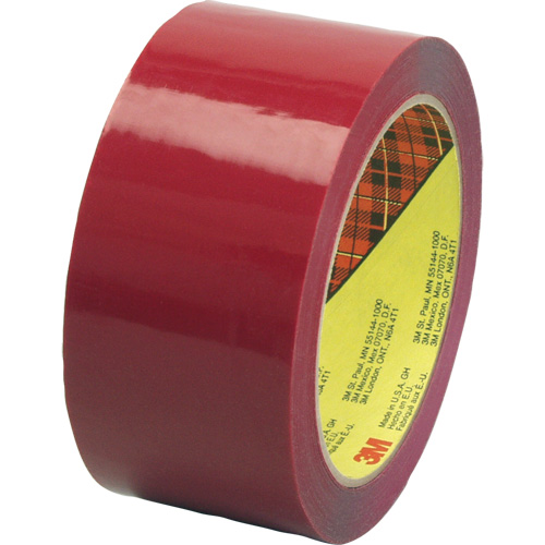 Scotch&reg; Box Sealing Tape 371, Hot Melt Adhesive, 1.9 mils, 48 mm (2") x 100 m (328') Equipex