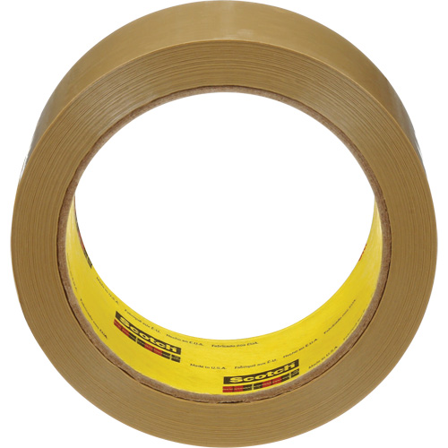 Scotch&reg; Box Sealing Tape 373, Hot Melt Adhesive, 2.5 mils, 48 mm (2") x 50 m (164') Equipex