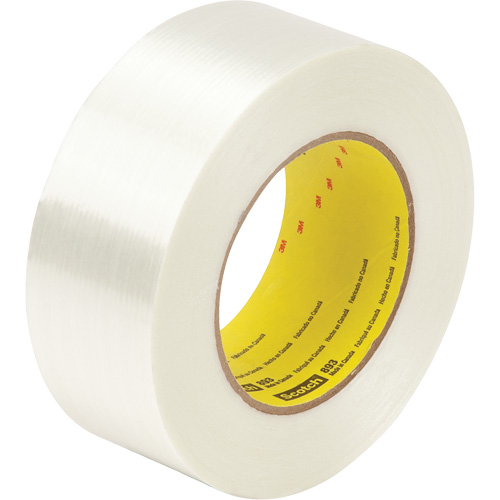 Scotch&reg; Filament Tape, 6 mils Thick, 12 mm (1/2") x 55 m (180')  Equipex