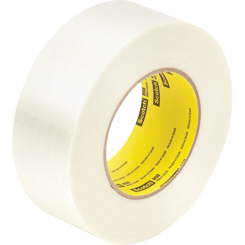Scotch&reg; Filament Tape, 6.6 mils Thick, 6 mm (1/4") x 55 m (180')  Equipex