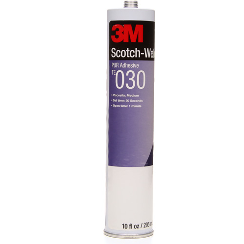 Scotch-Weld PUR Adhesive, 10 oz., Cartridge, Clear Equipex