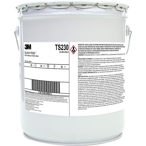 Scotch-Weld PUR Adhesive, 5 gal, Pail, Clear Equipex