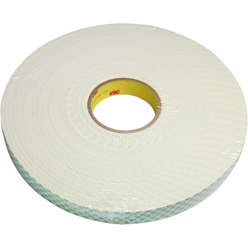 Foam Tape, 33 m (108') L x 25.4 mm (1") W, 1.5 mils, Urethane Equipex