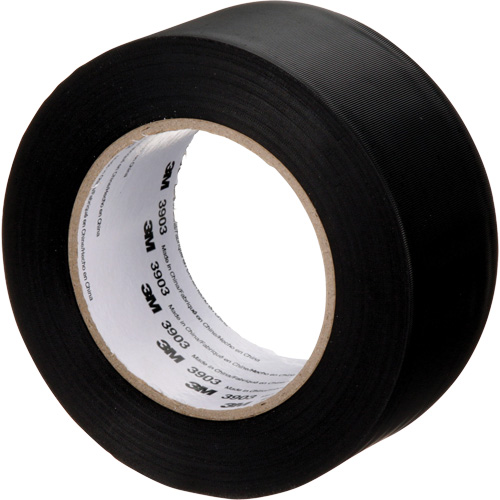 3903 Vinyl Duct Tape, 48 mm (2") W x 45 m (148') L, 6.5 mils, Black Equipex