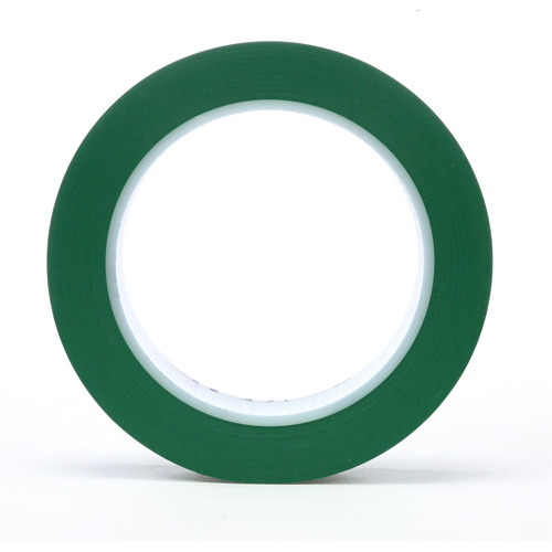 Ruban en vinyle 471, 25,4 mm (1") la x 32,9 m (108') lo, 5,2 mils, Vert Equipex