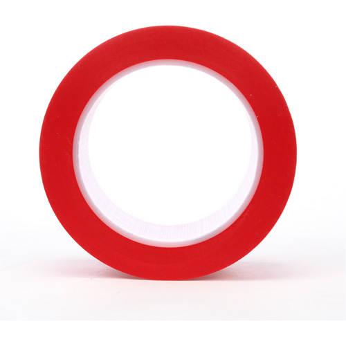 471 Vinyl Tape, 50.8 mm (2") W x 32.9 m (108') L, 5.2 mils, Red Equipex