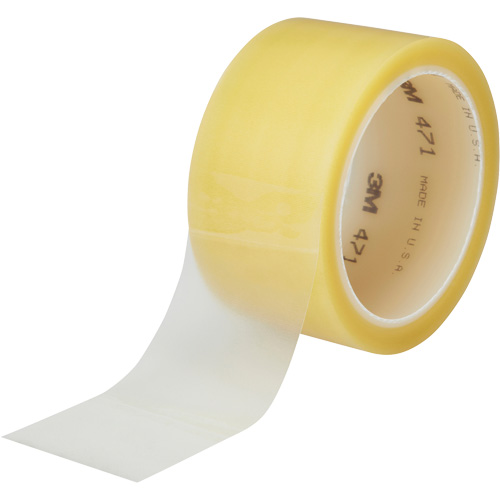 Ruban en vinyle 471, 38 mm (1-1/2") la x 32,9 m (108') lo, 5,3 mils, Transparent Equipex
