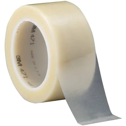 471 Vinyl Tape, 102 mm (4") W x 32.9 m (108') L, 5.3 mils, Yellow Equipex