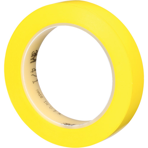 471 Vinyl Tape, 19 mm (3/4") W x 32.9 m (108') L, 5.3 mils, Yellow Equipex