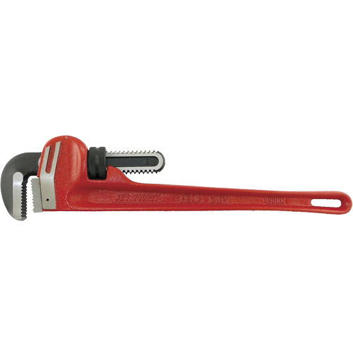 PW-18 Super Heavy-Duty Pipe Wrench, 2-7/8" Jaw Capacity, 18" Long, Powder Coated Finish, None Handle Equipex