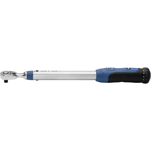 Super Heavy-Duty Torque Wrench, Click, 3/8" Square Drive, 15 - 75 lbf. Ft Equipex
