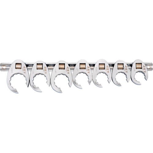 CFW1207-12 Flare Nut Crowfoot Set, 7 Pcs Equipex