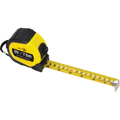 JTM-425SM Tape Measure, 25', Imperial & Metric Graduations Equipex