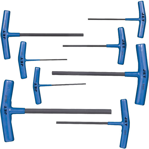 JTHK-8M T-Handle Hex Key Set, 8 Pcs., Metric/Torx&reg; Equipex
