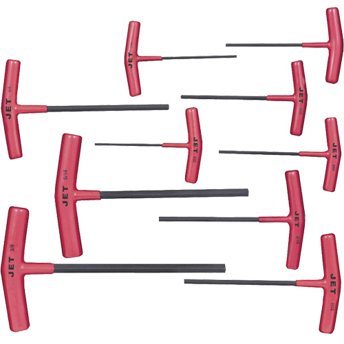 JTHK-10 T-Handle Hex Key Set, 10 Pcs., Imperial/Torx&reg; Equipex