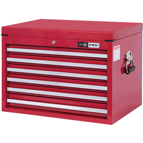 PMC2706 Pro Series Toolbox Combo, 17-7/8" D x 26" W x 18-15/16" H, Red Equipex