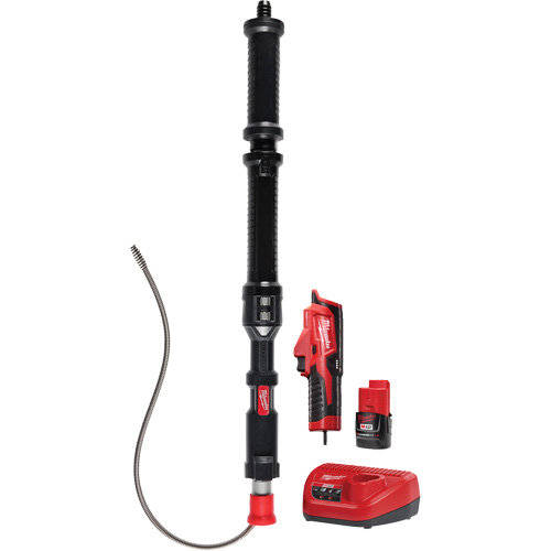 D&eacute;gorgeoir durinoir M12 Trapsnake, &eacute;lectrique, Tulipe, 4' Longueur du c&acirc;ble, 3/8" Diam&egrave;tre du c&acirc;ble Equipex