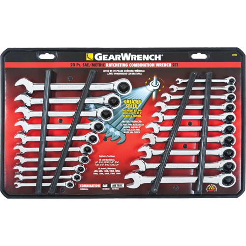 Jeux de cl&eacute;s mixtes 72 dents Equipex