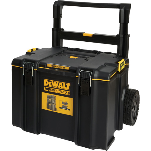 ToughSystem&reg; 2.0 Rolling Toolbox, 23-69/100" x 19-79/100" x 38-7/10", Black Equipex