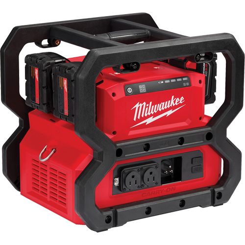 M18 Carry-On Power Supply, 1800 W/3600 W, Lithium Ion, 13-3/4" H x 12-1/4" W x 15" D, 28 lbs. Equipex