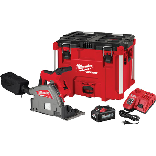 M18 Fuel Plunge Track Saw Kit, 6-1/2", 18 V Equipex