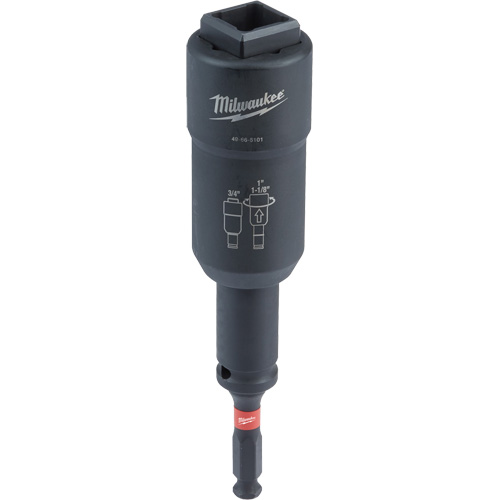Shockwave Lineman's 3-in-1 Distribution Utility Socket, Click, 1/2" Square Drive Equipex