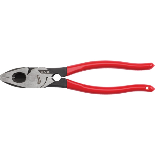 Lineman's Dipped Grip Pliers with Thread Cleaner Equipex