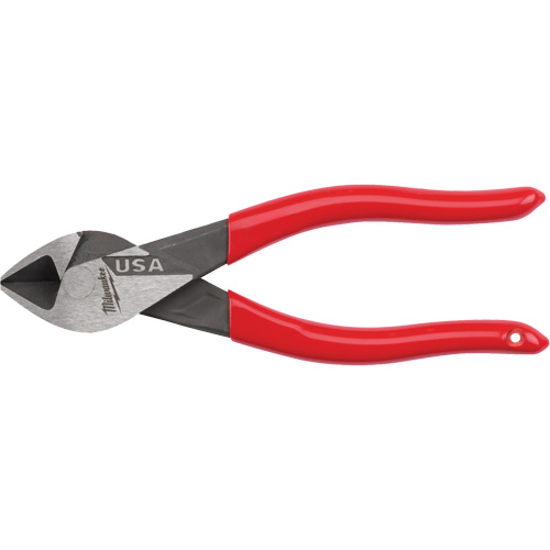 Diagonal Dipped Grip Cutting Pliers, 6" L Equipex