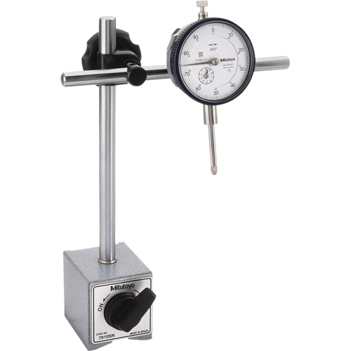 Indicateur &agrave; cadran et base magn&eacute;tique 0,001" x 1" Equipex