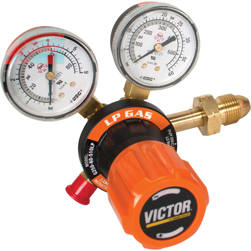 G250 Single-Stage Regulator, 9/16" NPT, 15 psi Max. PSI, Standard Equipex