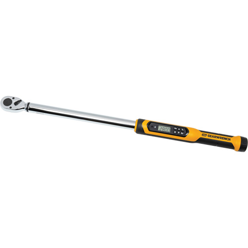 Torque Wrench, Electronic, 1/2" Square Drive, 25 - 250 ft-lbs. Equipex