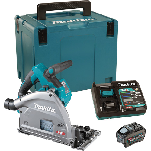 Scie circulaire &agrave; coupe plongeante avec moteur sans balai XGT BL, 6-1/2", 40 V Equipex