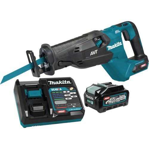 Scie alternative sans fil avec moteur sans balai XGT, 40 V, Lithium-ion Bloc-pile, 0-3000 coups/min Equipex
