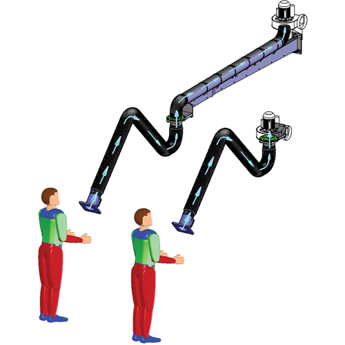 Fume Extractor Arms Equipex