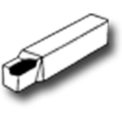 Outil &agrave; pointe au carbure bras&eacute;e simple, 2" bordure de coupe Equipex