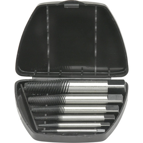 Screw Extractor Set, 6 Pieces Equipex
