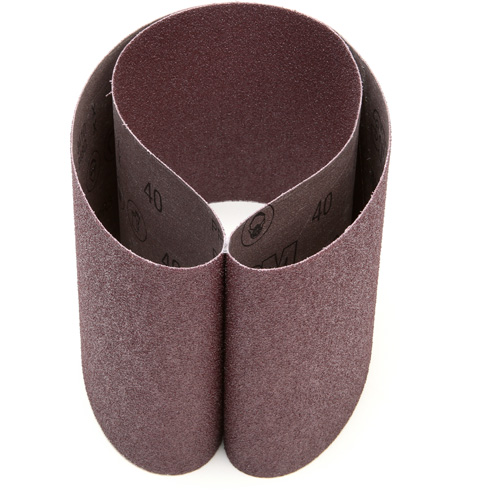 Courroie abrasive en toile 341D, 6" la x 48" lo, Oxyde d'aluminium, Grain 40 Equipex