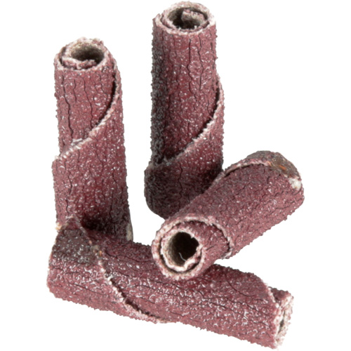 Cartridge Roll 241D, 80 Grit, 1/4" Dia., Aluminum Oxide, 1" L, 1/8" Arbor Equipex
