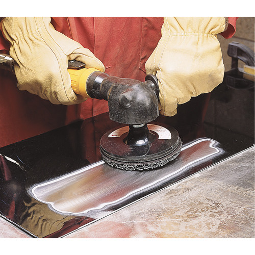 Homog&eacute;n&eacute;isation des surfaces - Disques de d&eacute;capage de rev&ecirc;tement Scotch-Brite, 4-1/2" dia., Grain Extra grossier Equipex
