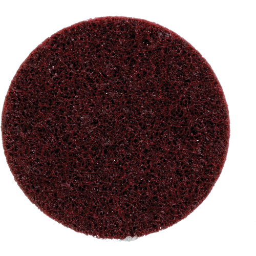 Disque &agrave; bande de conditionnement de surface Scotch-Brite, 3" dia., Grain Moyen, Oxyde d'aluminium Equipex