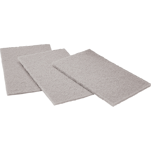 Tampons manuels Scotch-Brite, Carbure de silicium, 6" x 9", Grain Ultra fin Equipex