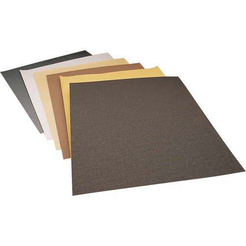 Papier abrasif, 9" x 11", Grain 80, Grenat Equipex