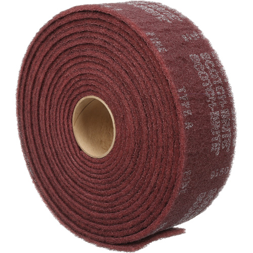 Scotch-Brite Clean & Finish Roll, Medium, Aluminum Oxide, 4" W x 30' L Equipex