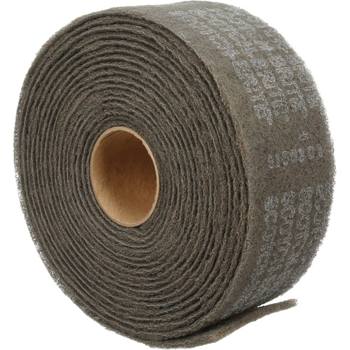 Ruban de nettoyage et de finition Scotch-Brite, Tr&egrave;s fin, 4" la x 30' lo Equipex