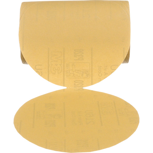 Disque dor&eacute; en rouleau Stikit, 6" dia., Grain P320, Oxyde d'aluminium Equipex